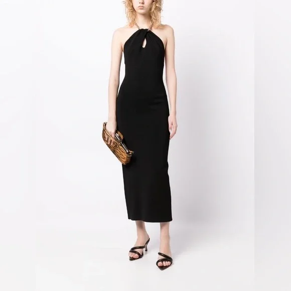 galvan london | Dresses | Galvan London Cleopatra Dress Black M | Poshmark